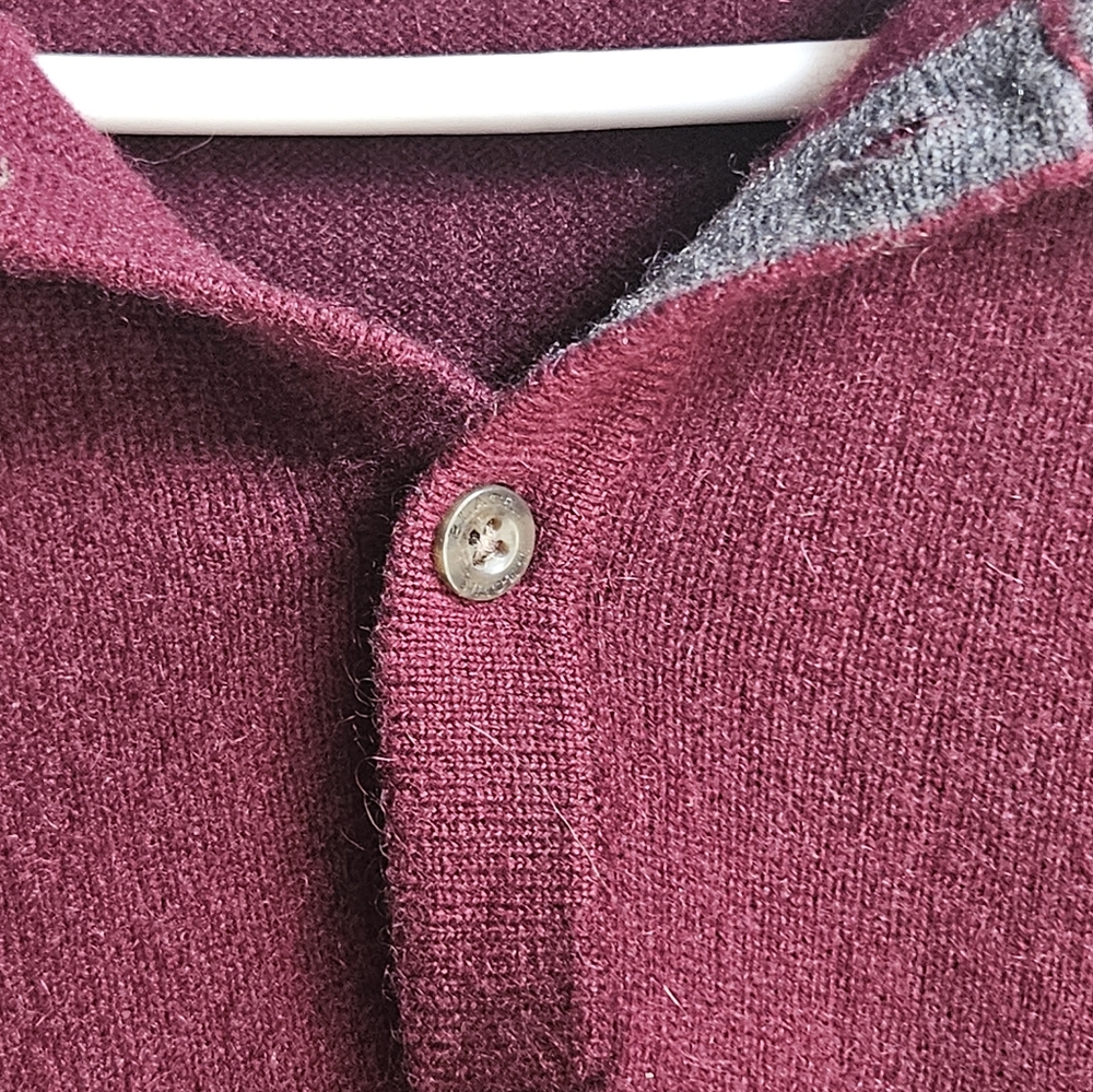 Black Brown 100% Cashmere Pullover Sweater in Men's L - Picture 5 of 16